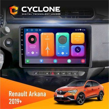 Штатна магнітола Renault Arkana 2019+ Cyclone C10-001 2x32 НФ-00004441 фото
