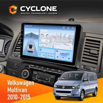 Штатна магнітола Volkswagen Multivan 2010-2015 Cyclone C9-012 4x64 DSP 4G НФ-00009115 фото