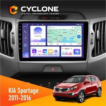 Штатна магнітола KIA Sportage 3 2011-2016 CAN Cyclone C9-008 4x64, DSP НФ-00007057 фото