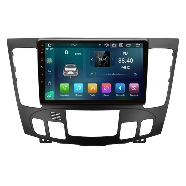 Штатная магнитола Cyclone C9 CPL GSM. 2+32GB. CARPLAY. 4G Hyundai Sonata 2008-2010 climate AR-811790 фото