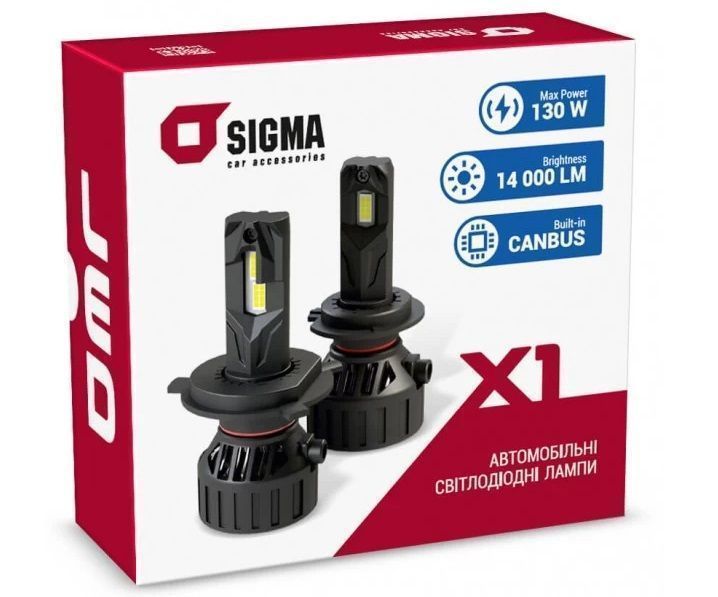 LED автолампи Sigma X1 65W H7 5000K AR-94272 фото