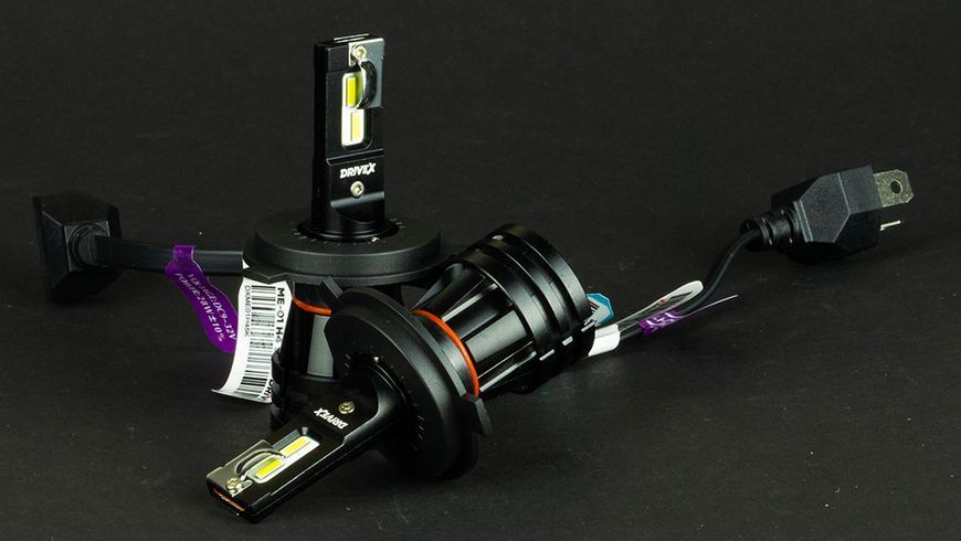 LED лампи автомобільні DriveX ME-01 H4 H/L 5000K LED 26W 9-32V DX-1071 фото