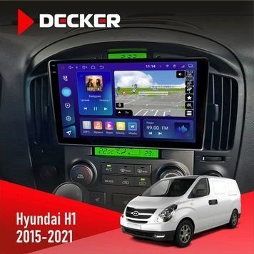 Штатна магнітола Hyundai H-1 2015-2021 Decker D9-005 4x64, DSP, 360, 4G, 2k НФ-00008236 фото