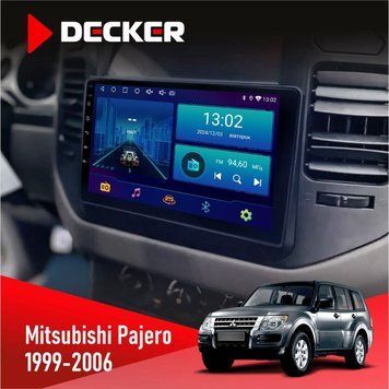 Штатна магнітола Mitsubishi Pajero 1999-2006 Decker D9-002 6x128, DSP, 360 НФ-00003748 фото