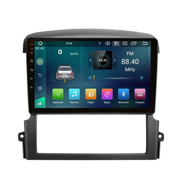 Штатна магнітола Cyclone C9 CPL GSM. 2+32GB. CARPLAY. 4G KIA Sorento 2006-2009 AR-812230 фото