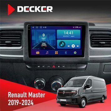 Штатна магнітола Renault Master 2019+ Decker D10-002 6x128, DSP, 360, 2k НФ-00008984 фото
