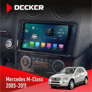 Штатна магнітола Mercedes-Benz M-Class (W164) 2005-2011 AMP Decker D9-003 6x128, DSP, 4G, 2k НФ-00004737 фото
