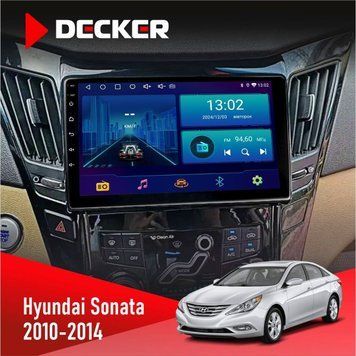 Штатна магнітола Hyundai Sonata (YF) 2010-2014 CAN Decker D9-001 4x64, DSP НФ-00003624 фото