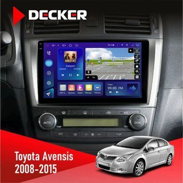 Штатна магнітола Toyota Avensis 2008-2015 Decker D9-005 4x64, DSP, 360, 4G, 2k НФ-00008463 фото