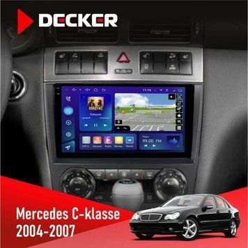 Штатна магнітола Mercedes-Benz C-Class (W203) 2004-2007 AMP Decker D9-005 4x64, DSP, 360, 4G, 2k НФ-00008314 фото