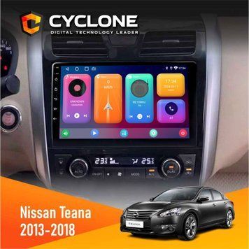 Штатна магнітола Nissan Teana 2013-2018 Cyclone C10-001 2x32 НФ-00004426 фото