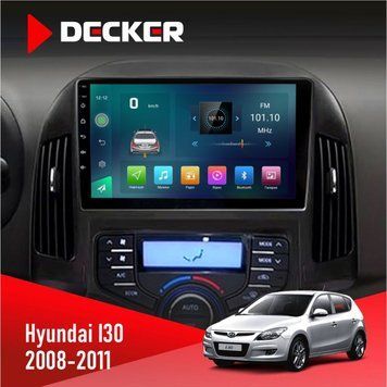 Штатна магнітола Hyundai i30 (FD) 2008-2011 Climate Decker D9-003 6x128, DSP, 4G, 2k НФ-00004675 фото