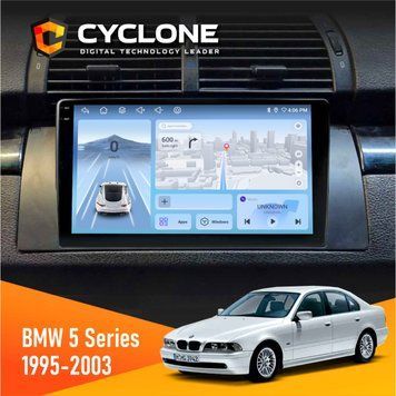 Штатна магнітола BMW 5 Series (E39) 1995-2003 Cyclone C9-009 4x64, DSP, 4G, 2k НФ-00007812 фото