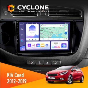 Штатна магнітола KIA Ceed 2012-2019 Cyclone C9-008 4x64, DSP НФ-00007035 фото