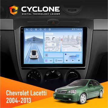 Штатна магнітола Chevrolet Lacetti 2004-2013 Cyclone C9-009 4x64, DSP, 4G, 2k НФ-00007817 фото