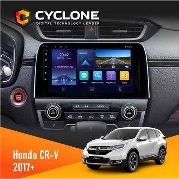 Штатна магнітола Honda CR-V 2017+ Cyclone C9-006 4x64, DSP, DVR НФ-00002195 фото