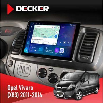 Штатна магнітола Opel Vivaro 2011-2015 Decker D10-007 4x64, DSP, 360, 4G НФ-00009349 фото