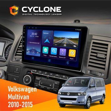 Штатна магнітола Volkswagen Multivan 2010-2015 Cyclone C9-006 4x64, DSP, DVR НФ-00009113 фото