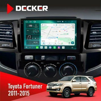 Штатна магнітола Toyota Fortuner, Hilux 2011-2015 Decker D9-004 6x128, DSP 360, 2k НФ-00007473 фото
