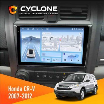 Штатна магнітола Honda CR-V 2007-2012 Cyclone C9-009 4x64, DSP, 4G, 2k НФ-00007854 фото