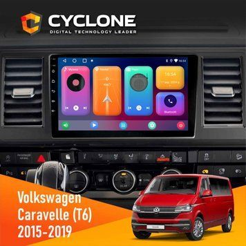 Штатна магнітола Volkswagen Caravelle 2015-2019 Cyclone C10-001 2x32 НФ-00009128 фото
