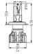 LED автолампи 24V AMS TRUCK-F H4 H/L 5500K CANBUS 24V AR-77665 фото 2