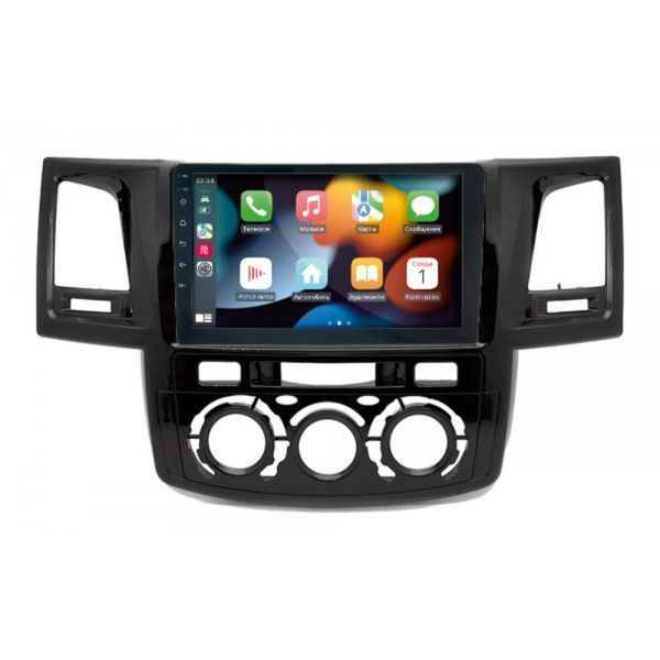 Штатна магнітола Toyota Fortuner, Hilux 2011-2015 Decker D9-004 6x128, DSP 360, 2k НФ-00007473 фото