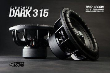 Сабвуфер автомобільний Street Sound SW-Dark 315 AR-52509 фото