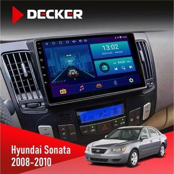 Штатна магнітола Hyundai Sonata 2008-2010 Climate Decker D9-002 6x128, DSP, 360 НФ-00003627 фото