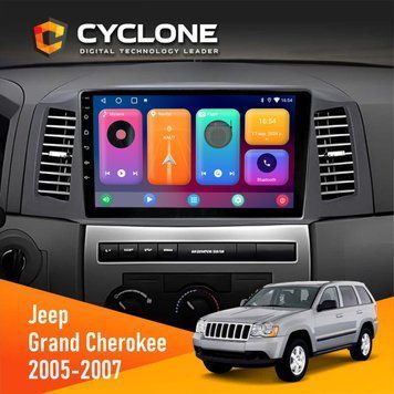 Штатна магнітола Jeep Grand Cherokee 2005-2007 Small Screen Cyclone C10-001 2x32 НФ-00008811 фото