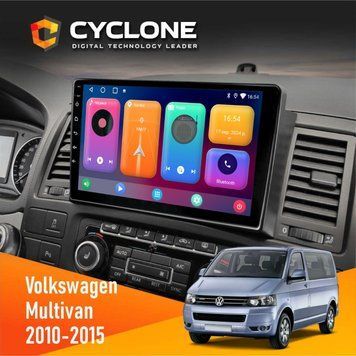 Штатна магнітола Volkswagen Multivan 2010-2015 Cyclone C9 CPL 2x32 НФ-00009112 фото