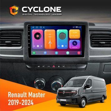 Штатна магнітола Renault Master 2019+ Cyclone C10-001 2x32 НФ-00008980 фото