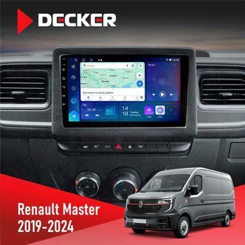 Штатна магнітола Renault Master 2019+ Decker D10-007 4x64, DSP, 360, 4G НФ-00009411 фото