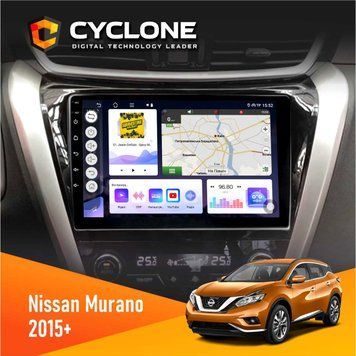 Штатна магнітола Nissana Murano 2015+ Cyclone C10-005 4x64, 4G, DSP, 2k НФ-00007742 фото