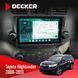 Штатна магнітола Toyota Highlander 2008-2013 Decker D10-004 6x128, DSP, 360, 2k НФ-00007478 фото 1