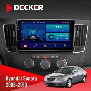 Штатна магнітола Hyundai Sonata 2008-2010 Decker D9-002 6x128, DSP, 360 НФ-00003629 фото