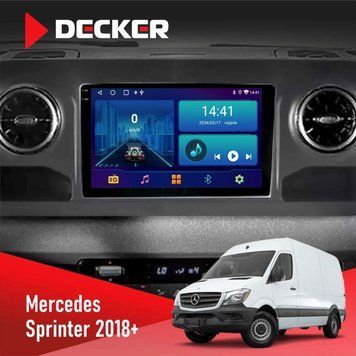 Штатна магнітола Mercedes-Benz Sprinter (W906) 2018+ Decker D10-002 6x128, DSP, 360, 2k НФ-00008899 фото