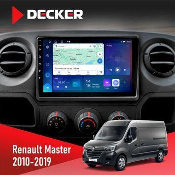 Штатна магнітола Renault Master 2010-2019 Decker D10-007 4x64, DSP, 360, 4G НФ-00009352 фото