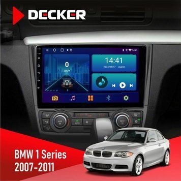 Штатна магнітола BMW 1 Series 2007-2011 Climate Decker D9-001 4x64, DSP НФ-00003493 фото