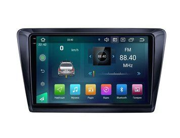 Штатна магнітола Cyclone C9 CPL GSM. 2+32GB. CARPLAY. 4G Skoda Rapid 2013-2018 AR-815380 фото