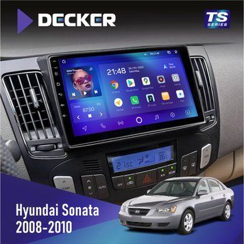 Штатна магнітола Hyundai Sonata 2008-2010 Climate Decker TS TS9-004 6x128, DSP 4G, 2k НФ-00005800 фото