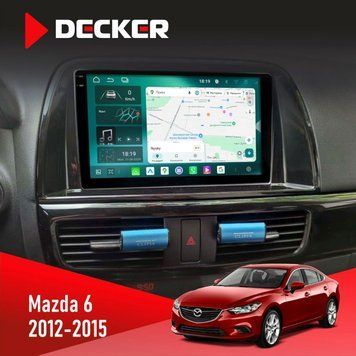 Штатна магнітола Mazda 6 2012-2015 Decker D9-004 6x128, DSP 360, 2k НФ-00007328 фото