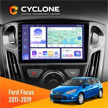 Штатна магнітола Ford Focus 2011-2019 Cyclone C9-008 4x64, DSP НФ-00006965 фото