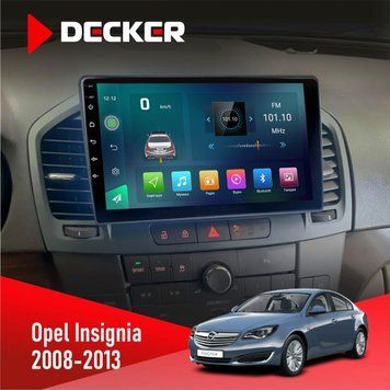 Штатна магнітола Opel Insignia 2008-2013 Decker D9-003 6x128, DSP, 4G, 2k НФ-00004926 фото