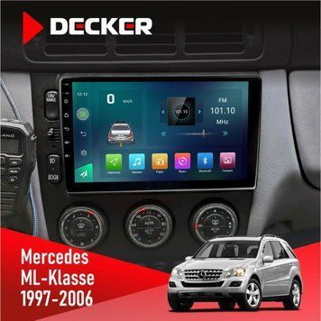 Штатна магнітола Mercedes-Benz ML-Class (W163) 1997-2006 AMP Decker D9-003 6x128, DSP, 4G, 2k НФ-00004732 фото