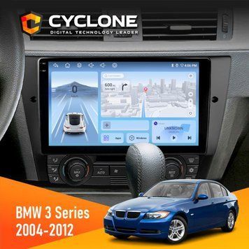 Штатна магнітола BMW 3 Series (E90, E91, E92, E93) 2004-2012 Cyclone C9-009 4x64, DSP, 4G, 2k НФ-00007814 фото