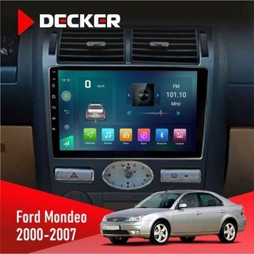Штатна магнітола Ford Mondeo 2000-2007 Climate Decker D9-003 6x128, DSP, 4G, 2k НФ-00004658 фото