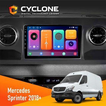 Штатна магнітола Mercedes-Benz Sprinter (W906) 2018+ Cyclone C10-001 2x32 НФ-00008895 фото