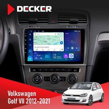 Штатна магнітола Volkswagen Golf 2012-2021 Decker D10-007 4x64, DSP, 360, 4G НФ-00009373 фото