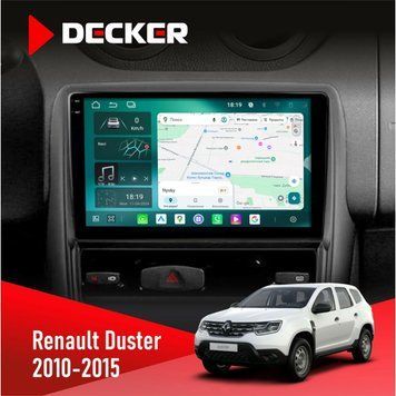 Штатна магнітола Renault Duster 2010-2015 Decker D9-004 6x128, DSP 360, 2k НФ-00007405 фото